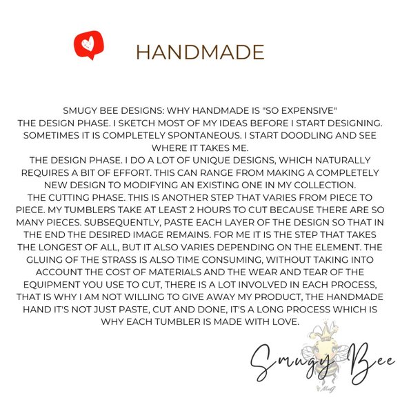 Customer Hand Made Thank You Insert Card - Picture 7 of 7